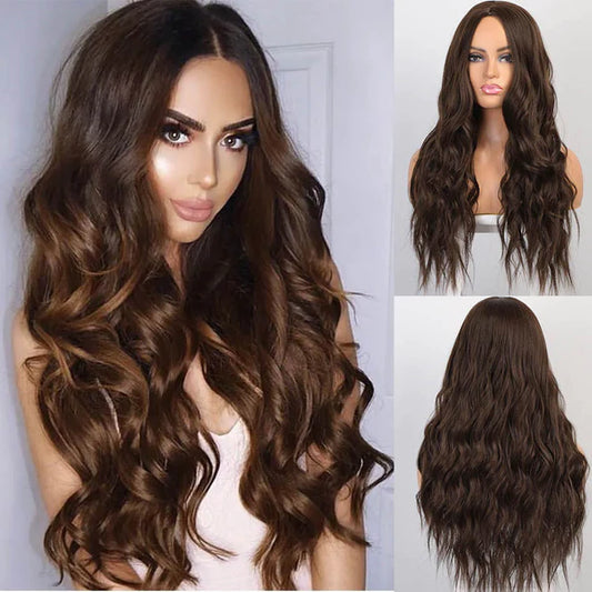 Long Natural Looking Women Hair Wigs