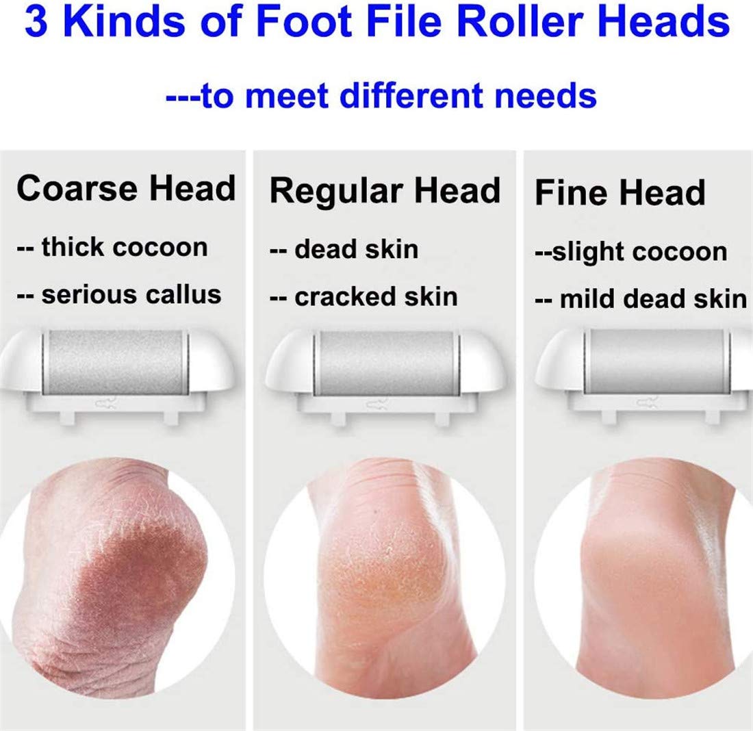 6PCS Foot Care Tool Heads Pedicure Hard Dead Skin Callus Remover