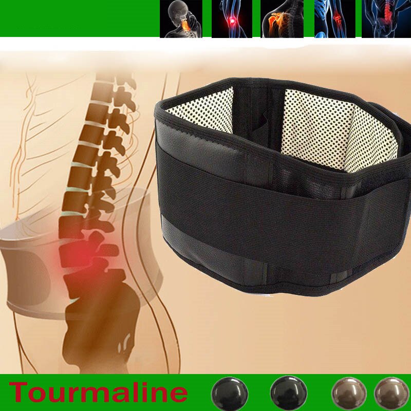 Tourmaline Self-Heating Magnetic Waist Support Belt