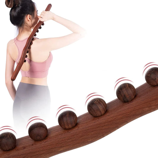 Gua Sha Carbonized Wooden Massage Stick