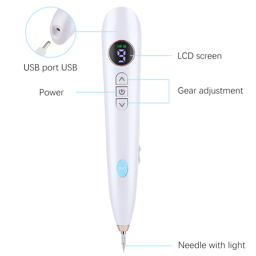 9 Level Plasma Pen Mole Wart Freckle Remover