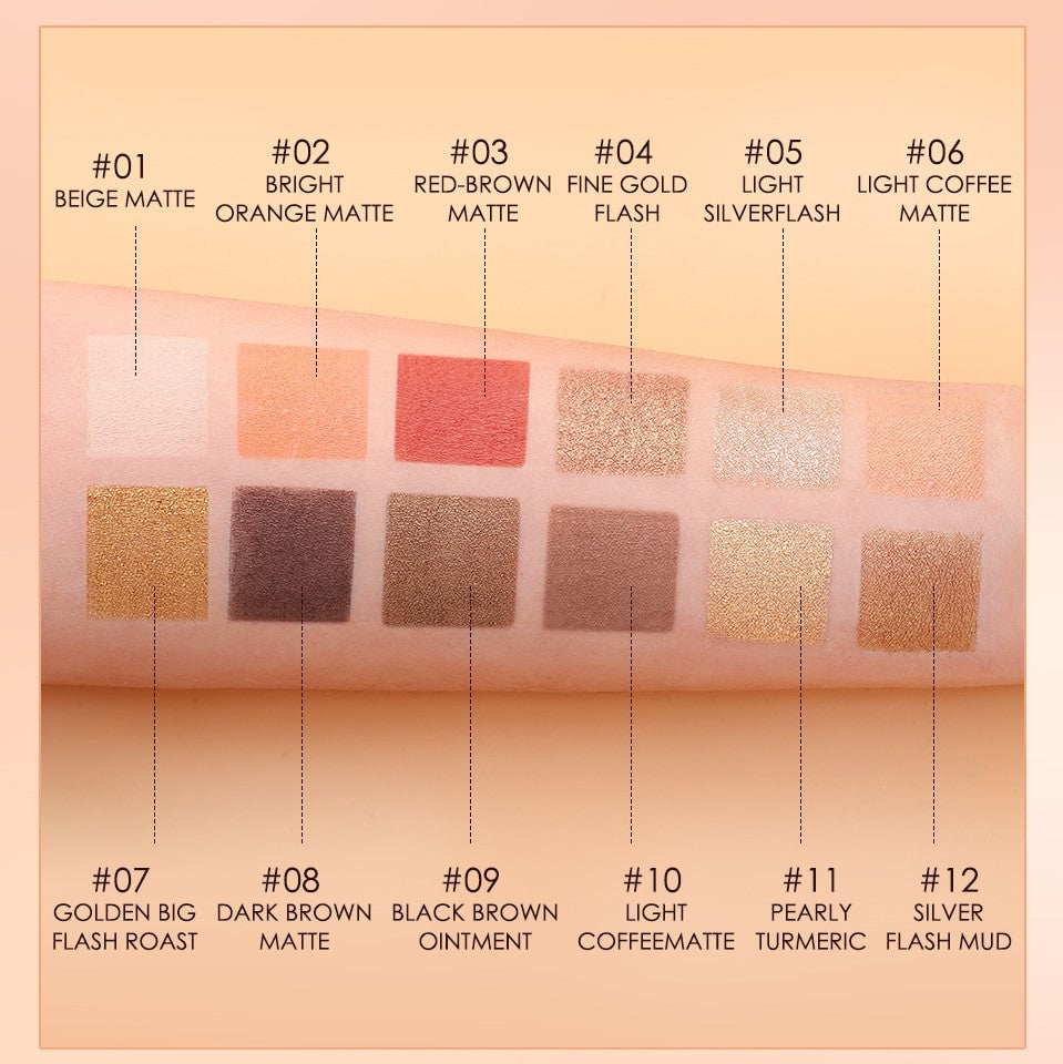 12 Colors Eyeshadow Palette
