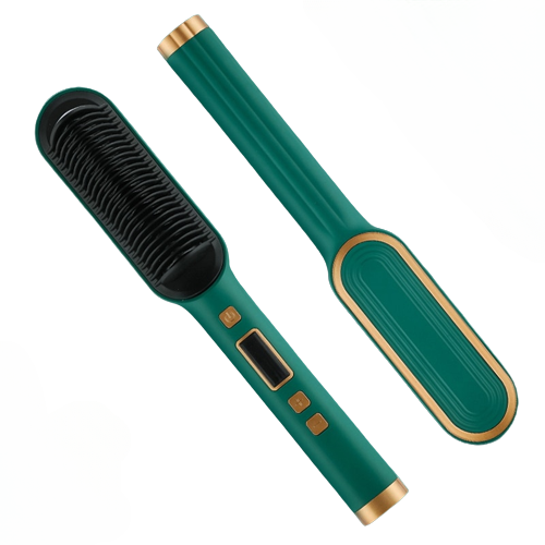 LCD Hair straightener brush