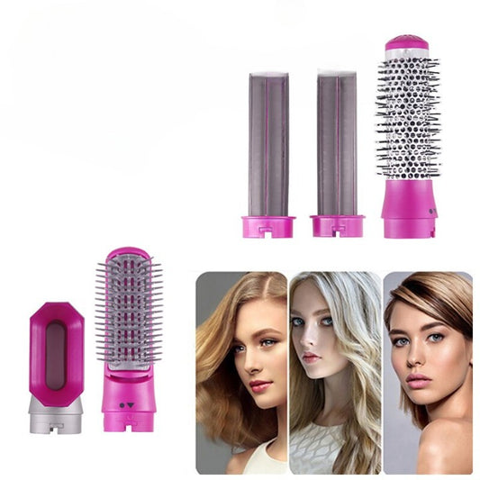 5 In 1 Electric Hair Brush Straightener