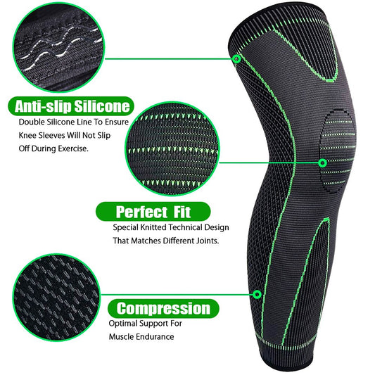 1 Pair of Compression Sleeves for Knee Support