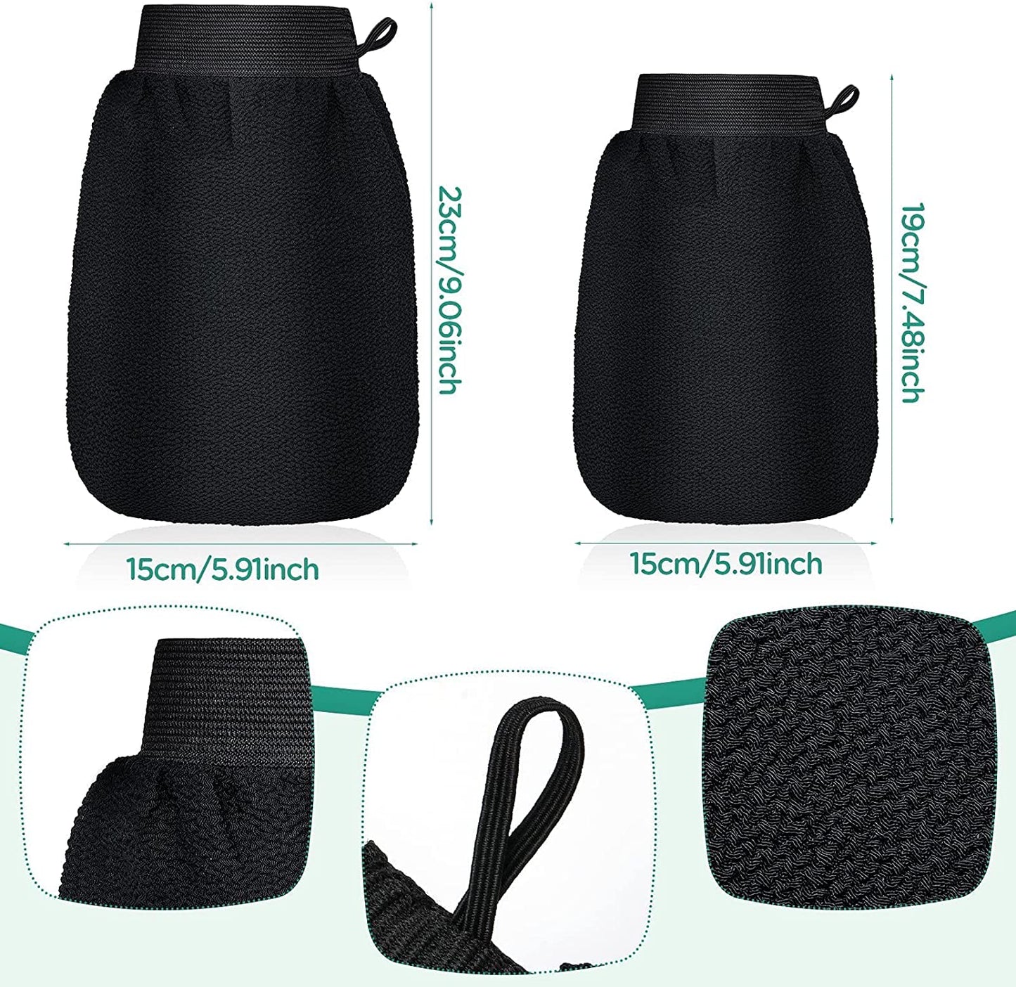 Exfoliating Glove Dead Skin Remover Mitts