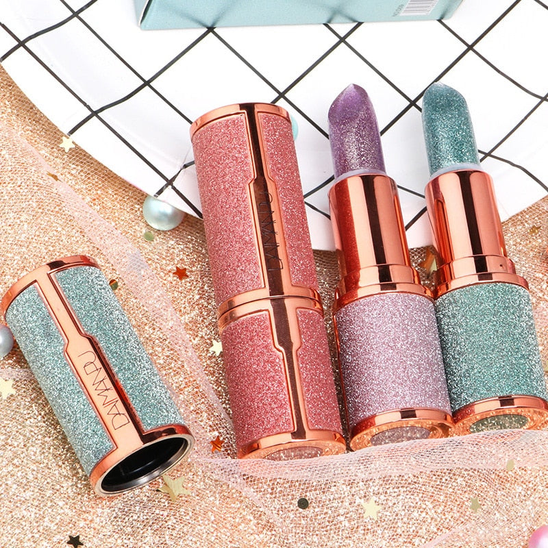 Colour Changing Glitter Matte Lipstick
