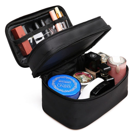 Women's Double Layer Cosmetic Waterproof Travel Makeup Bag
