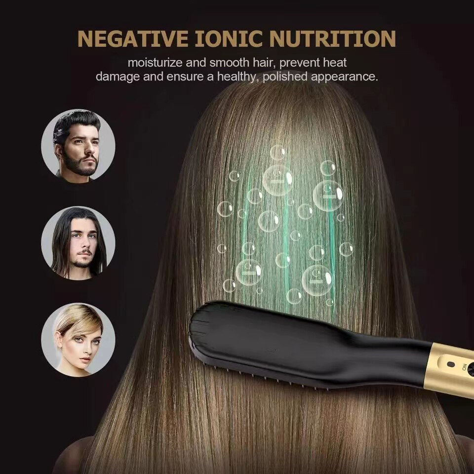 Electric Beard Straightening Brush