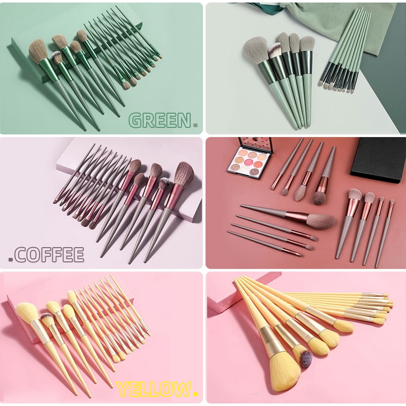 13pcs Makeup Brushes Cosmetic Full Set