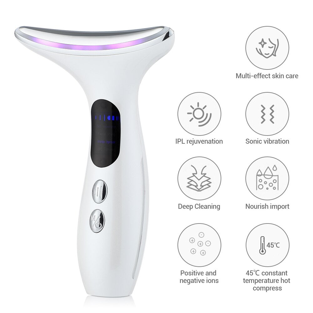 Anti-wrinkle electric face device - EMS face neck massage