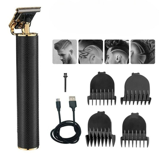 Black Gold Professional Cordless Hair Cutting Clippers for Men