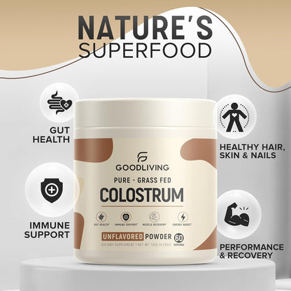 Natural Grass Fed Colostrum Powder Supplement