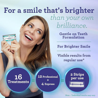 Professional At-Home Teeth Whitening Strips Kit