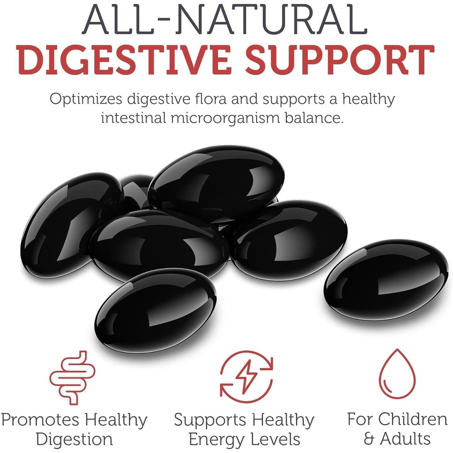Natural Gut Health Supplement - 90 Softgels