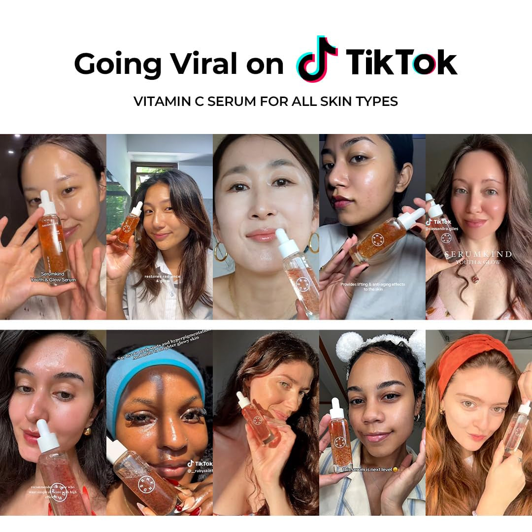 Natural Vitamin C Face Serum - Fades Spots, Smoothes Skin