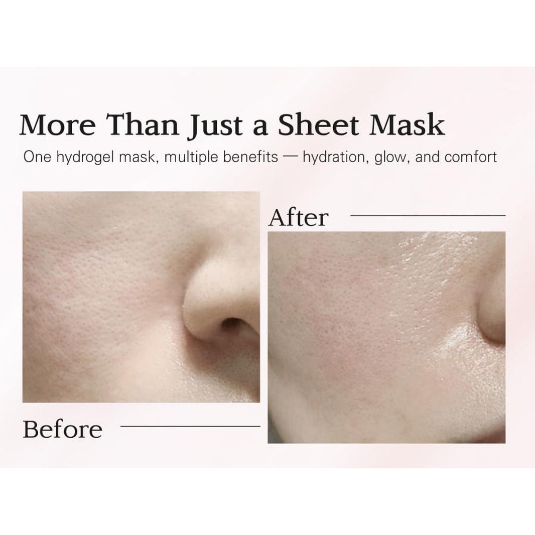 Moisturizing Collagen Face Mask - 4 Pack, Anti Aging Skin Care