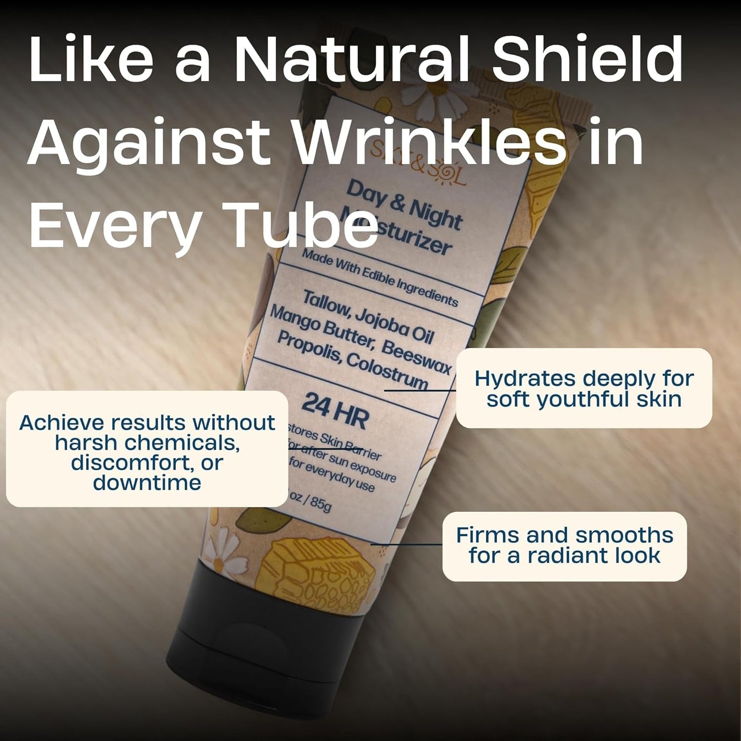 Natural Day Night Face Moisturizer Cream