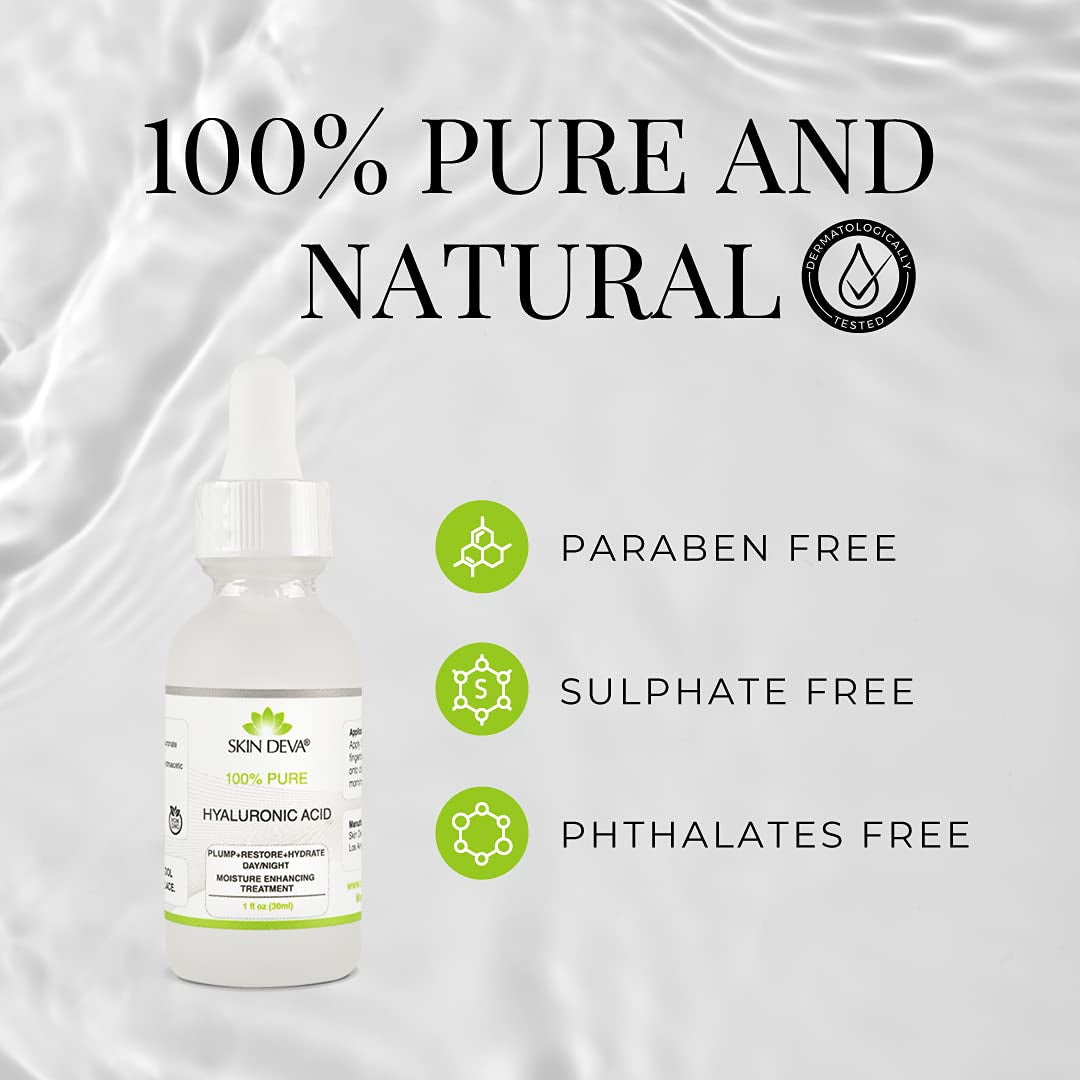 Natural Hyaluronic Acid Serum for Plump Skin