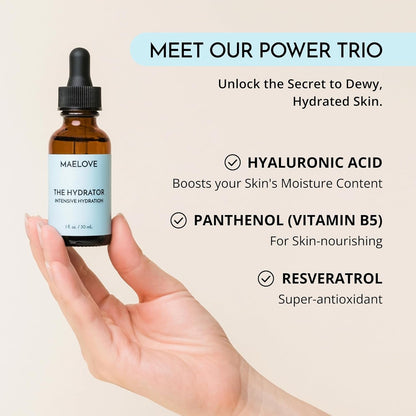 Nourishing Hyaluronic Face Serum for Glowing Skin