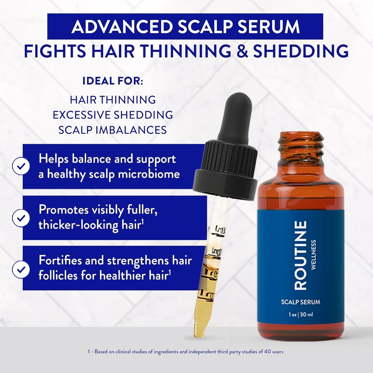 Natural Hair Growth Serum 30ml - Nourish Scalp