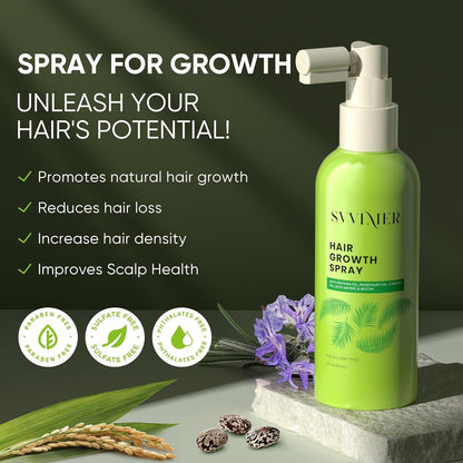 Natural Hair Thickening Spray with Biotin and Rosemary