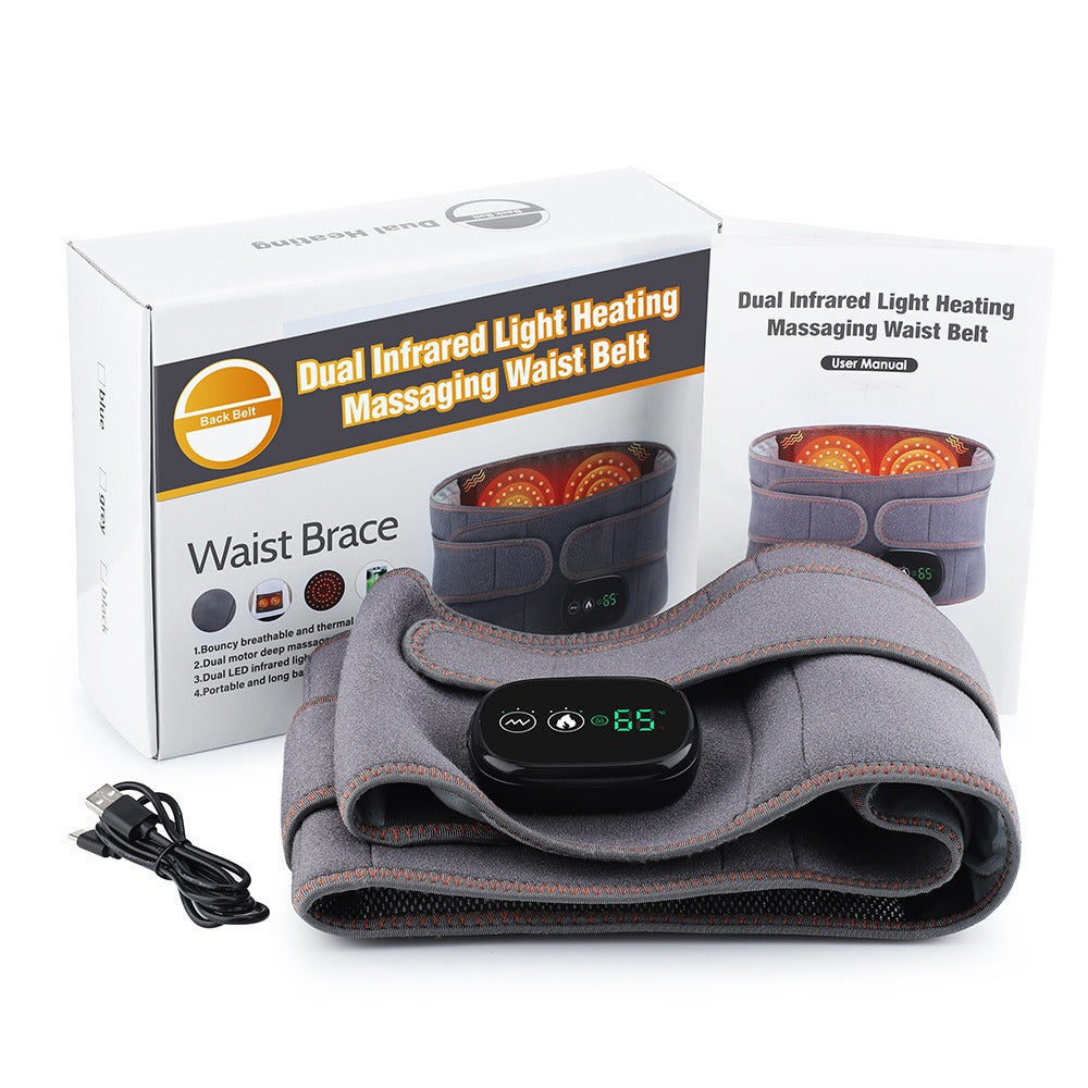 Heated Vibration Massage Waist Wrap