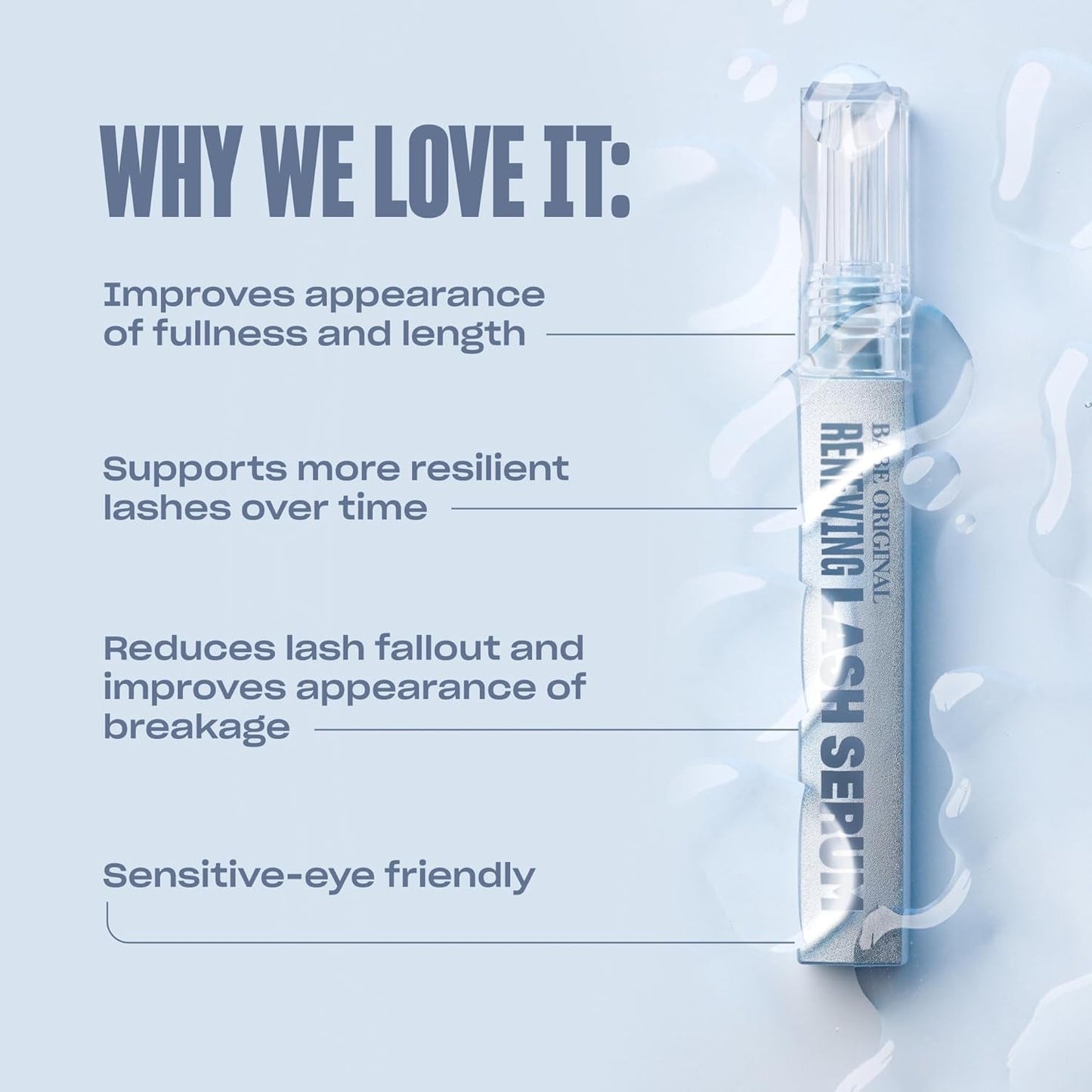 Natural Lash Growth Enhancer Serum 3ml