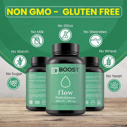 Natural Blood Flow Heart Health Supplement Capsules
