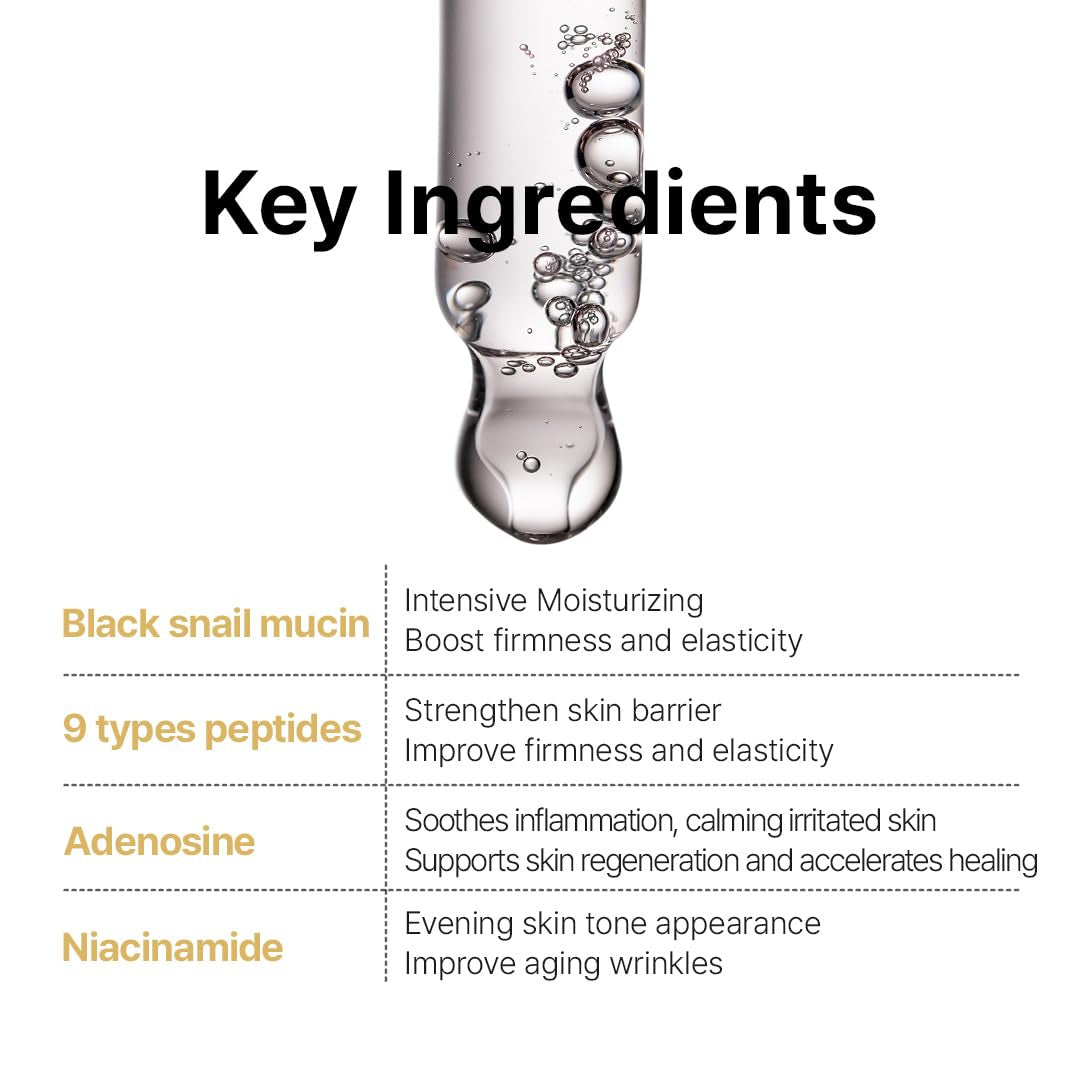 Anti Aging Serum with Snail Extract & Peptides