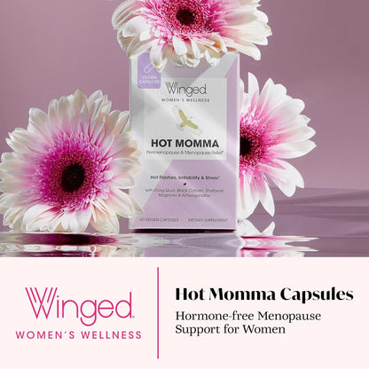 Natural Menopause Relief Supplements - 60 Vegan Capsules