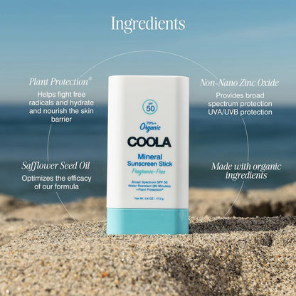 Gentle Mineral Sunscreen Stick SPF 50 for Sensitive Skin