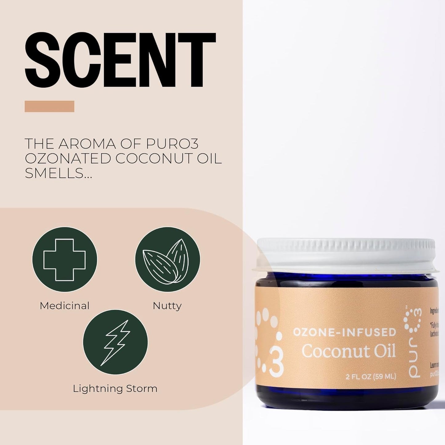Natural Coconut Oil for Skin Care - 59ml