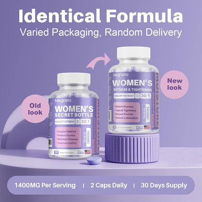 Natural Vaginal Moisturizer Capsules for Intimate Dryness Relief