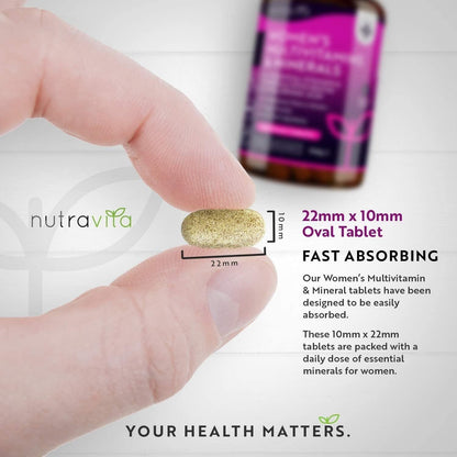 Essential Women's Daily Vitamins and Minerals Tablets