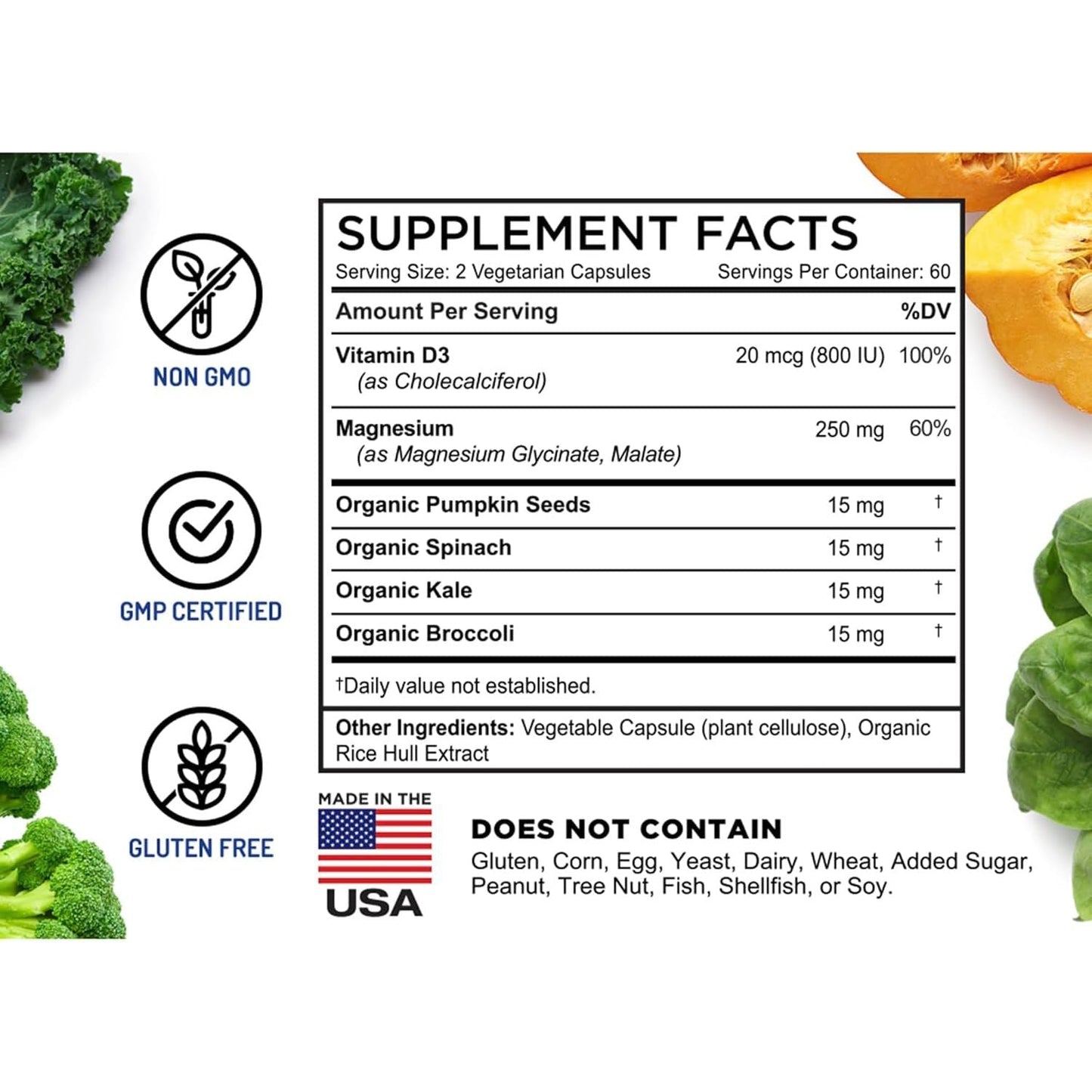Best Magnesium Supplement with Vitamin D3 for Muscle & Bone Health
