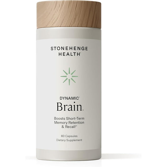 Brain Health Supplement 60 Capsules - Memory & Focus Booster - Mycosmeticslondon