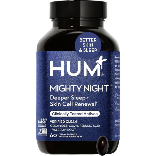 Natural Nighttime Sleep Aid Softgels for Skin Renewal - Mycosmeticslondon