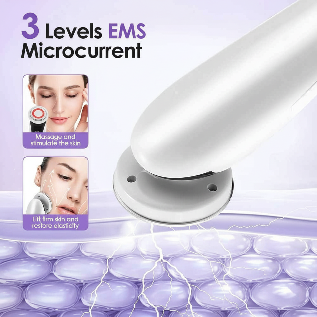 7-in-1 LED Facial EMS Lifting & Vibration Massager