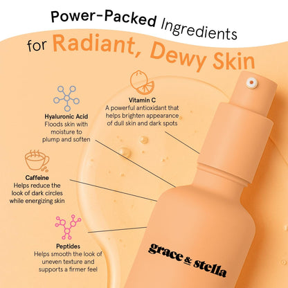 Natural Vitamin C Face Serum 50ml - Glow Even Skin Tone