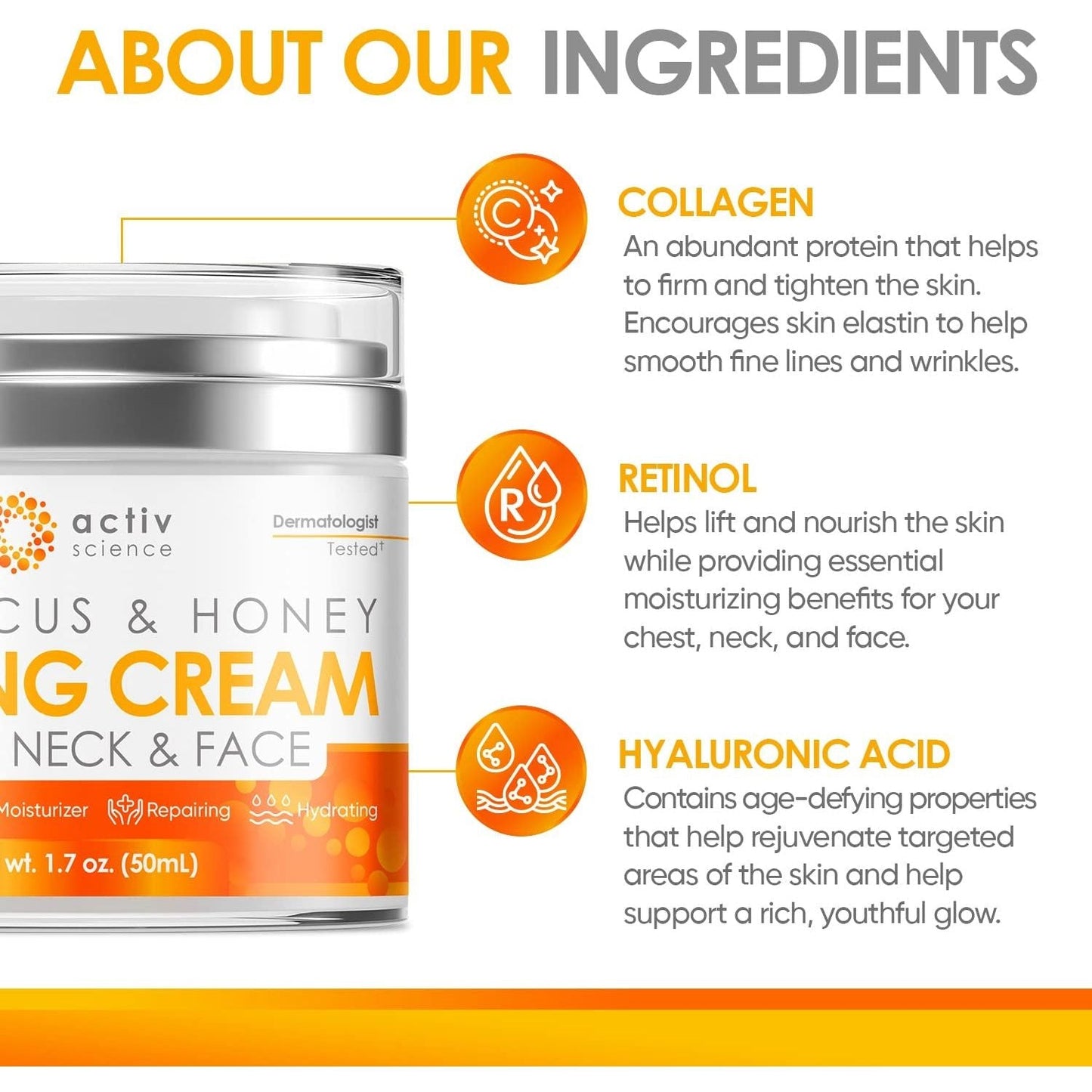 Natural Hibiscus Anti Aging Moisturizing Cream
