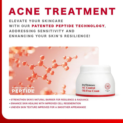 Clear Skin Acne Cream with Peptides - 50ml