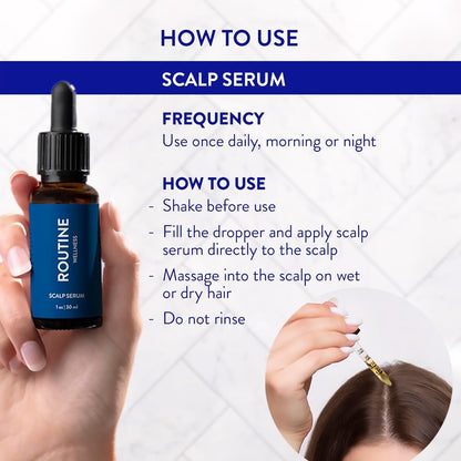 Natural Hair Growth Serum 30ml - Nourish Scalp