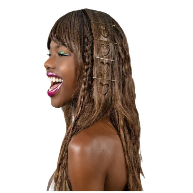 Cute Pattern Hair Styler - Electric Straightener & Curler
