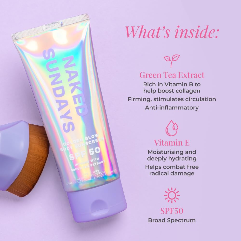 Natural Glow Body Sunscreen SPF50 - 100ml