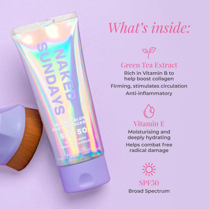 Natural Glow Body Sunscreen SPF50 - 100ml