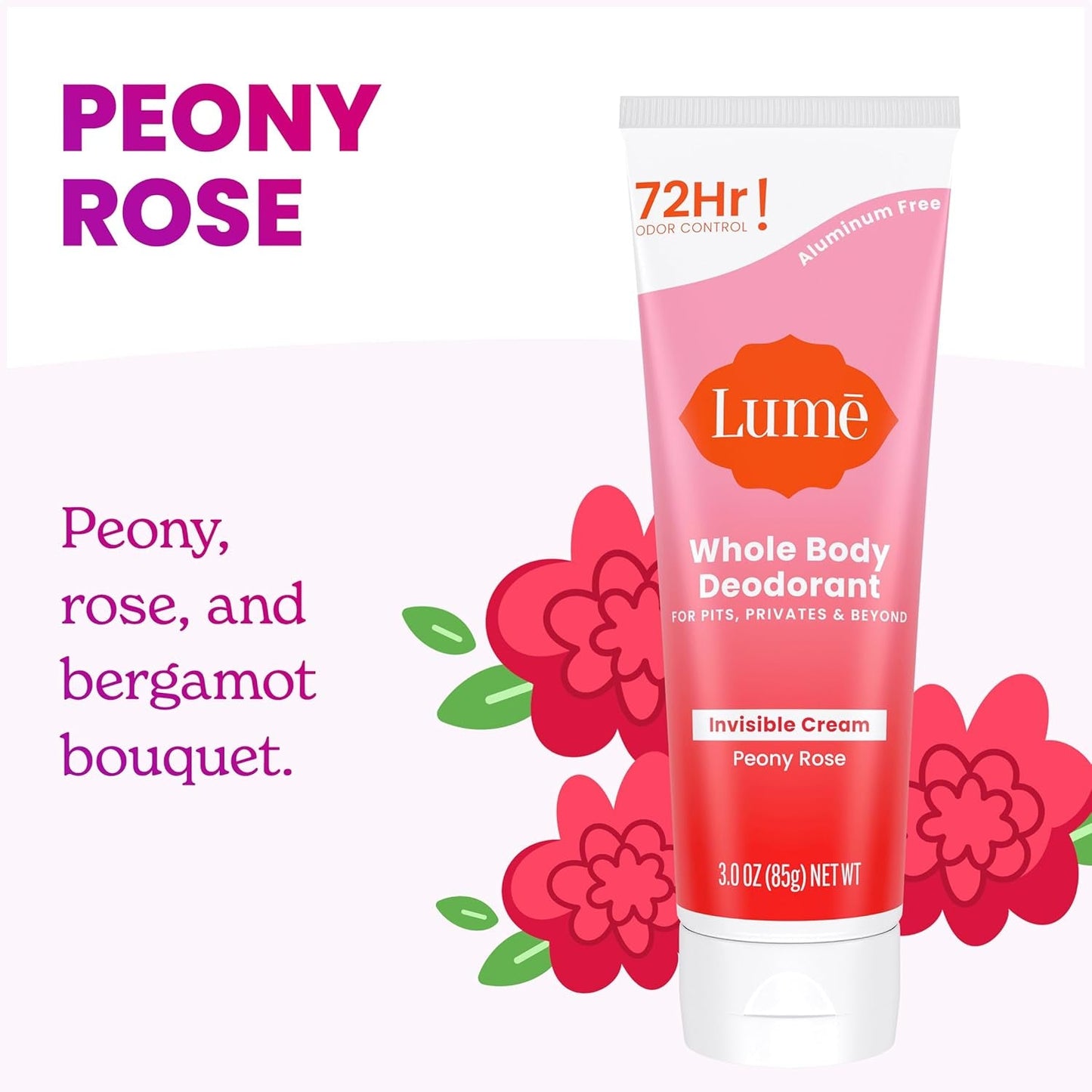 Natural Long Lasting Body Deodorant 2x 85g