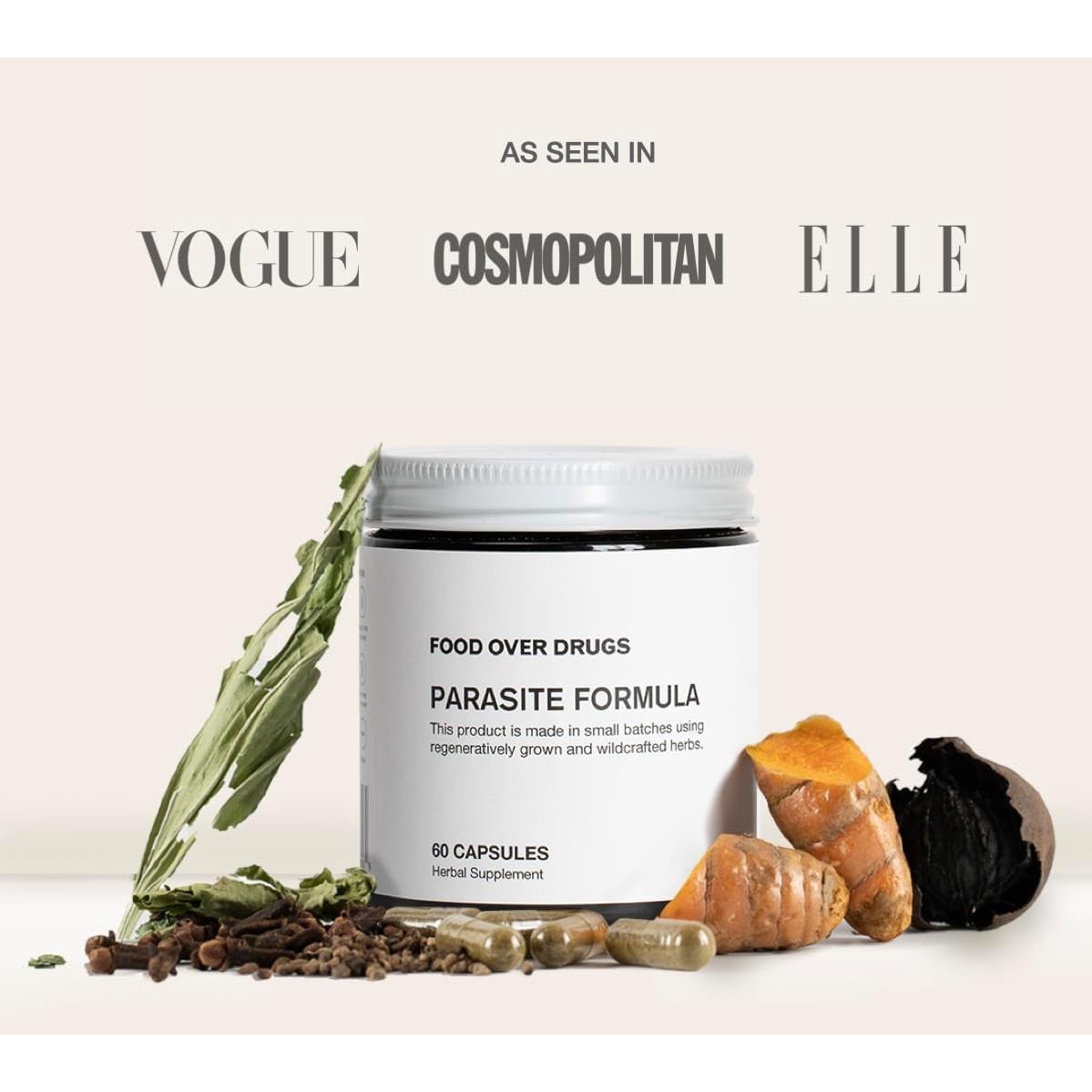 Natural Herbal Detox Formula - 60 Capsules