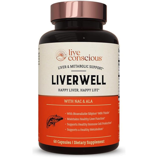 Natural Liver Cleanse Supplement 60 Capsules - Mycosmeticslondon