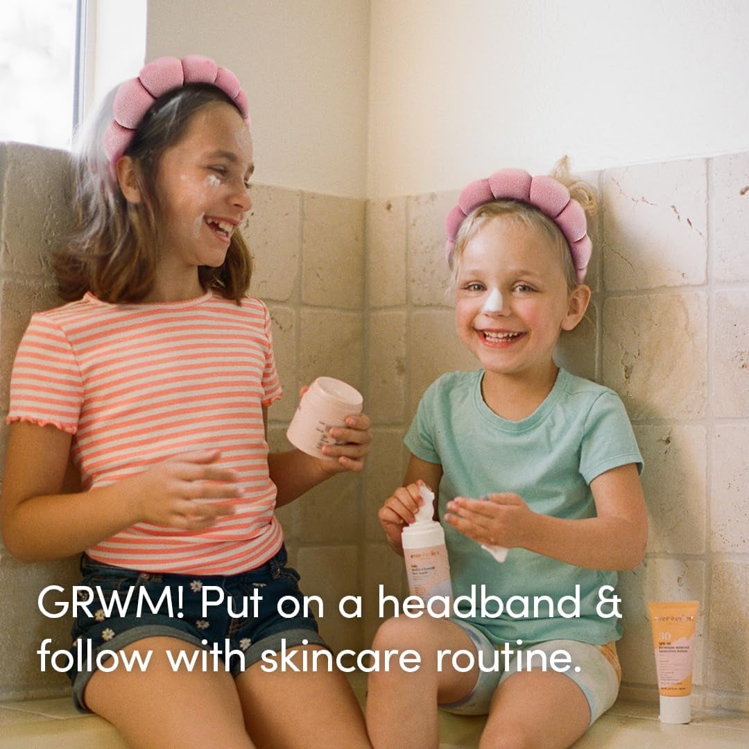Natural Kids Skincare Set with Soft Headband